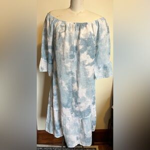 Francesca Bettini Linen Dress - Size XL 🇮🇹